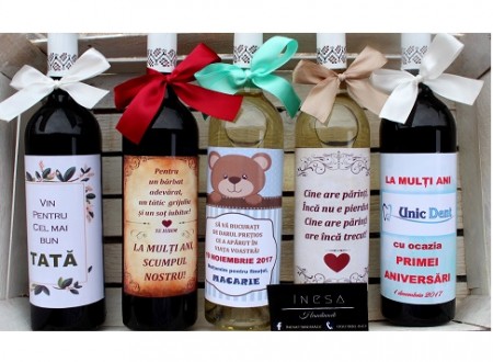 Foto Pe Sticla De Vin Pentru Un Eveniment Original Ia Ti